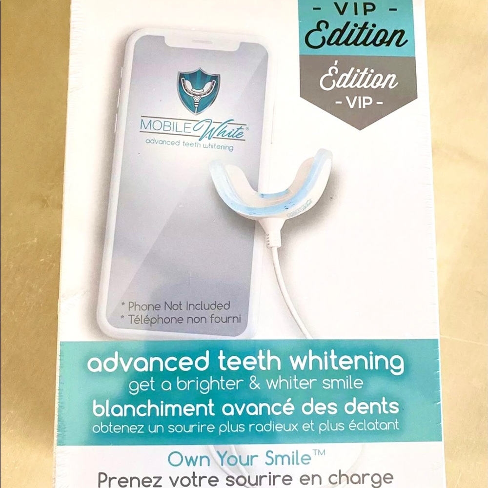 Mobile White Teeth Whitening Light Kit -NIB
